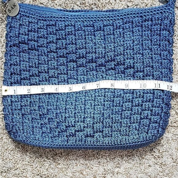 The Sak Blue Woven Bag with Matching Wallet - Picture 6 of 9